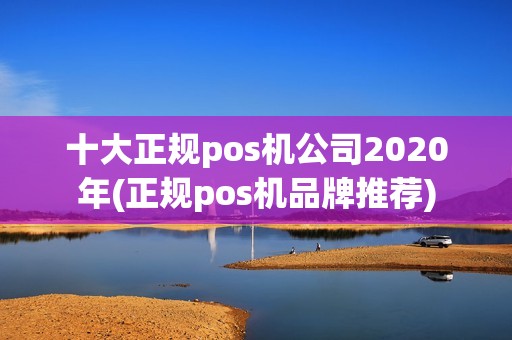 十大正规pos机公司2020年(正规pos机品牌推荐)