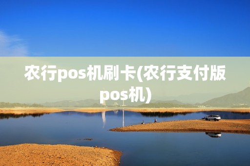 农行pos机刷卡(农行支付版pos机)