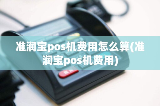 准润宝pos机费用怎么算(准润宝pos机费用)  第1张