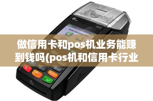 做信用卡和pos机业务能赚到钱吗(pos机和信用卡行业)