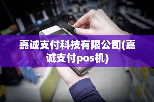 嘉诚支付科技有限公司(嘉诚支付pos机)