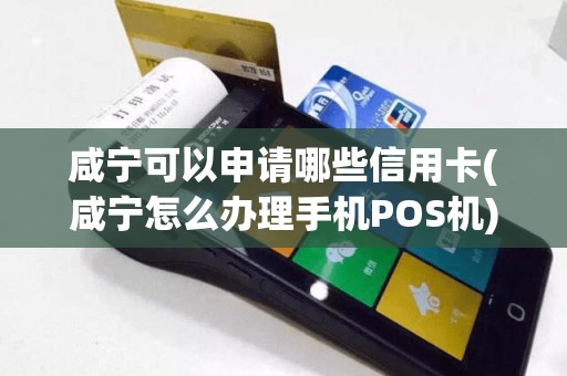 咸宁可以申请哪些信用卡(咸宁怎么办理手机POS机)