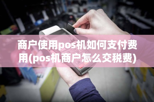 商户使用pos机如何支付费用(pos机商户怎么交税费)