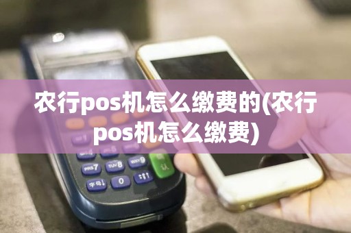 农行pos机怎么缴费的(农行pos机怎么缴费)