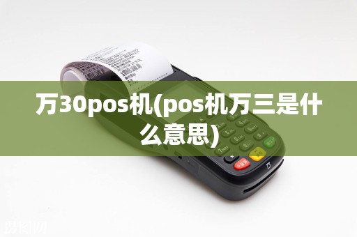 万30pos机(pos机万三是什么意思)