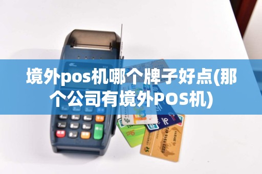 境外pos机哪个牌子好点(那个公司有境外POS机)  第1张