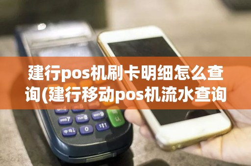 建行pos机刷卡明细怎么查询(建行移动pos机流水查询)