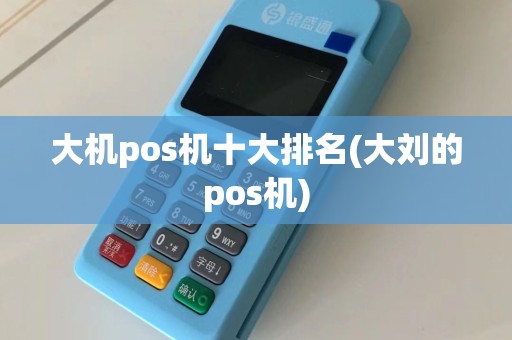 大机pos机十大排名(大刘的pos机)