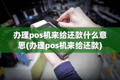 办理pos机来给还款什么意思(办理pos机来给还款)  第1张