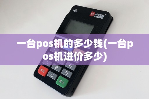 一台pos机的多少钱(一台pos机进价多少)