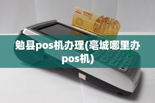 勉县pos机办理(亳城哪里办pos机)