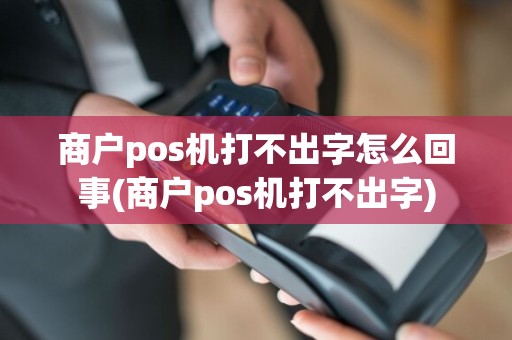 商户pos机打不出字怎么回事(商户pos机打不出字)  第1张
