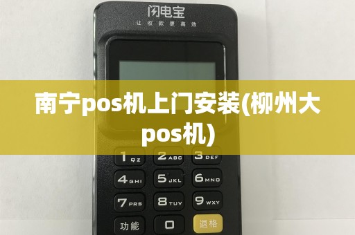 南宁pos机上门安装(柳州大pos机)