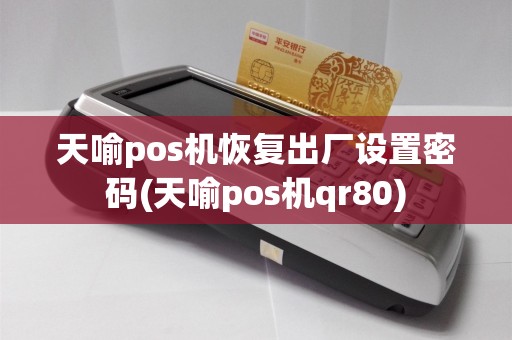 天喻pos机恢复出厂设置密码(天喻pos机qr80)  第1张
