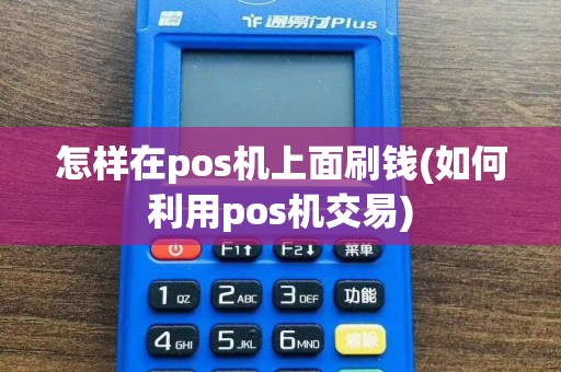怎样在pos机上面刷钱(如何利用pos机交易)