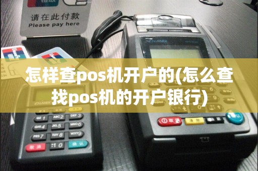 怎样查pos机开户的(怎么查找pos机的开户银行)