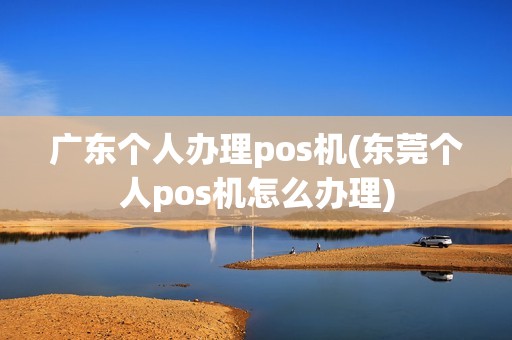 广东个人办理pos机(东莞个人pos机怎么办理)
