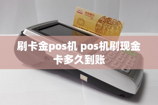刷卡金pos机 pos机刷现金卡多久到账  第1张