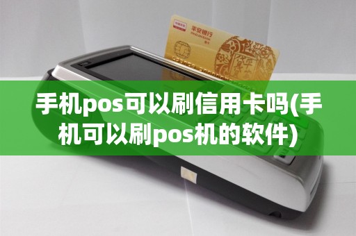 手机pos可以刷信用卡吗(手机可以刷pos机的软件)