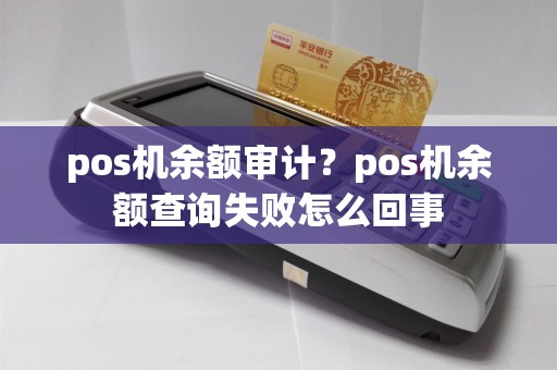 pos机余额审计？pos机余额查询失败怎么回事