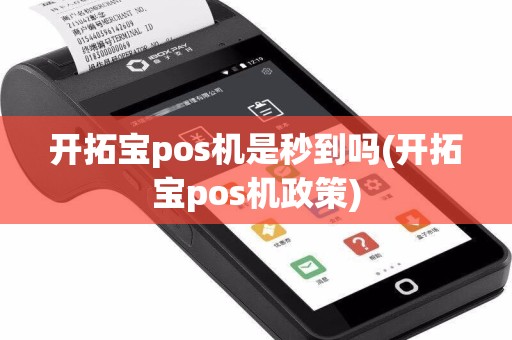 开拓宝pos机是秒到吗(开拓宝pos机政策)