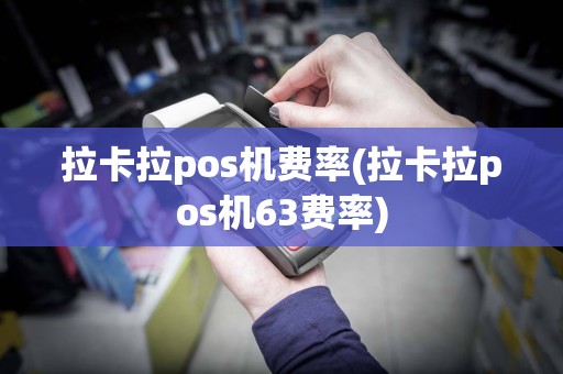拉卡拉pos机费率(拉卡拉pos机63费率)