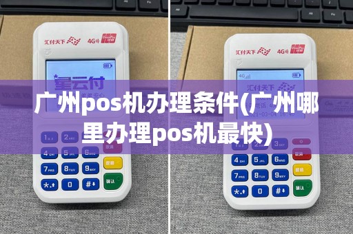 广州pos机办理条件(广州哪里办理pos机最快)