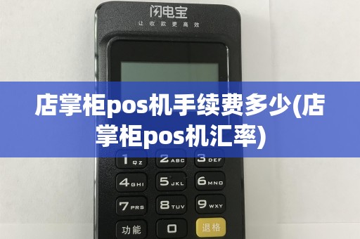 店掌柜pos机手续费多少(店掌柜pos机汇率)