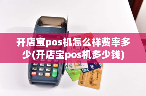 开店宝pos机怎么样费率多少(开店宝pos机多少钱)