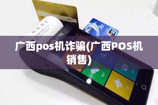 广西pos机诈骗(广西POS机销售)