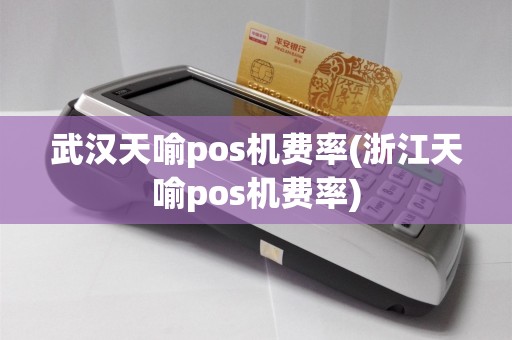 武汉天喻pos机费率(浙江天喻pos机费率)