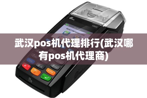 武汉pos机代理排行(武汉哪有pos机代理商)