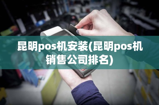 昆明pos机安装(昆明pos机销售公司排名)