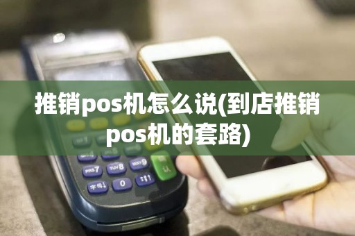推销pos机怎么说(到店推销pos机的套路)