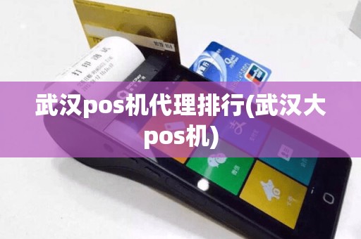 武汉pos机代理排行(武汉大pos机)