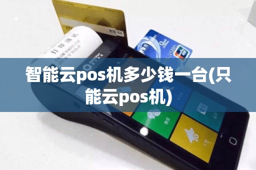 智能云pos机多少钱一台(只能云pos机)