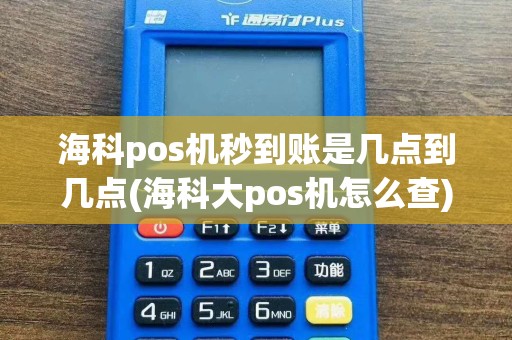 海科pos机秒到账是几点到几点(海科大pos机怎么查)