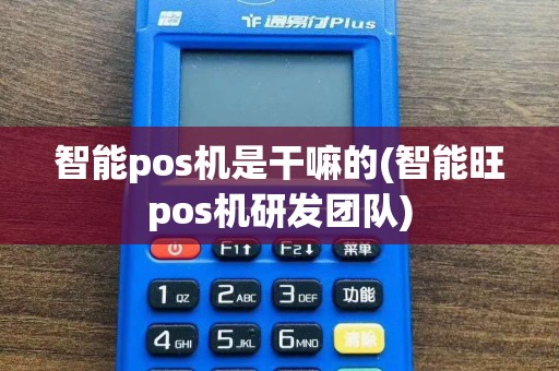 智能pos机是干嘛的(智能旺pos机研发团队)