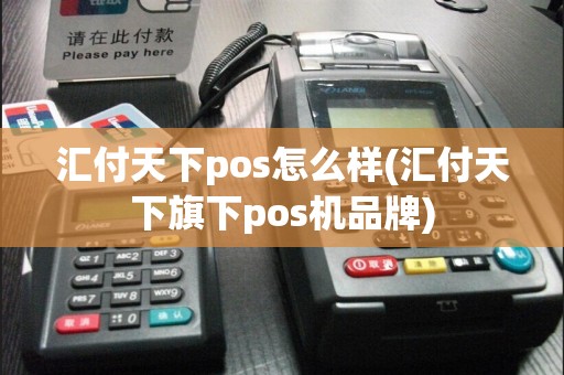 汇付天下pos怎么样(汇付天下旗下pos机品牌)