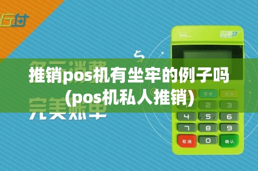 推销pos机有坐牢的例子吗(pos机私人推销)  第1张