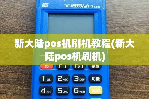 新大陆pos机刷机教程(新大陆pos机刷机)