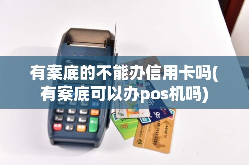 有案底的不能办信用卡吗(有案底可以办pos机吗)