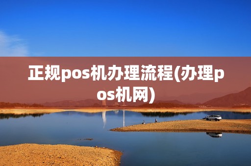 正规pos机办理流程(办理pos机网)