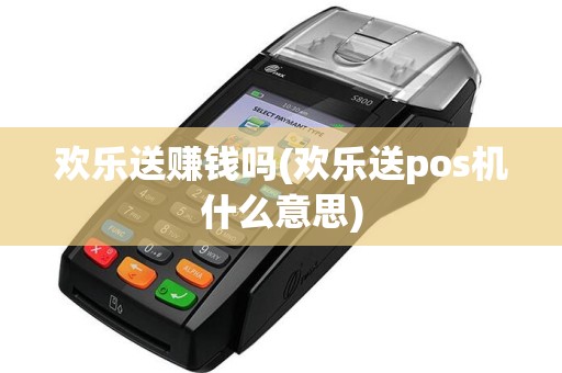 欢乐送赚钱吗(欢乐送pos机什么意思)