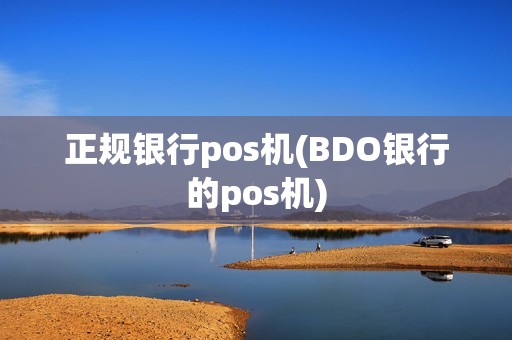 正规银行pos机(BDO银行的pos机)