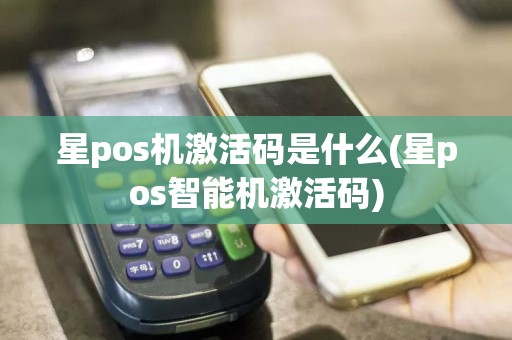 星pos机激活码是什么(星pos智能机激活码)