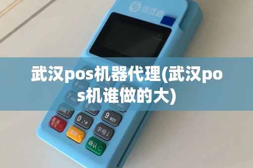 武汉pos机器代理(武汉pos机谁做的大)