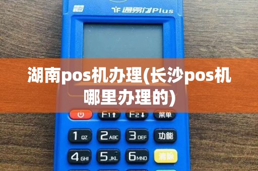 湖南pos机办理(长沙pos机哪里办理的)