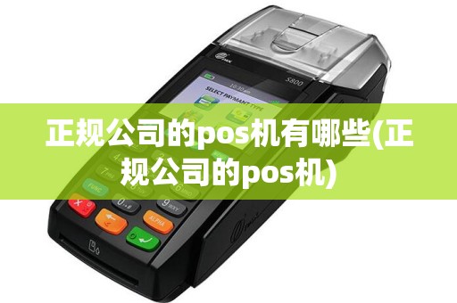 正规公司的pos机有哪些(正规公司的pos机)