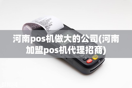 河南pos机做大的公司(河南加盟pos机代理招商)  第1张